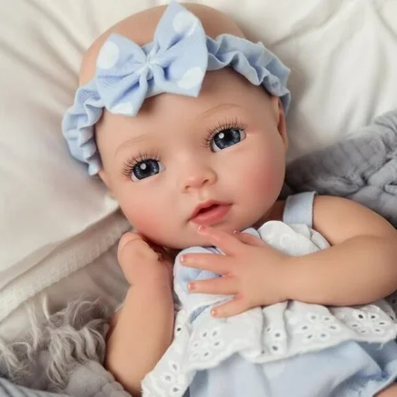 Lifelike Reborn Baby Dolls Girl Terry - 12 Inch Silicone Full Body Realistic - Picture 4 of 7